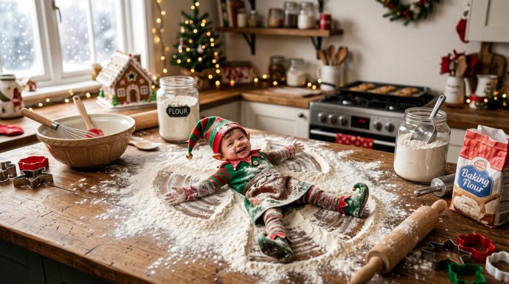 easy elf on the shelf idea in cereal bowl