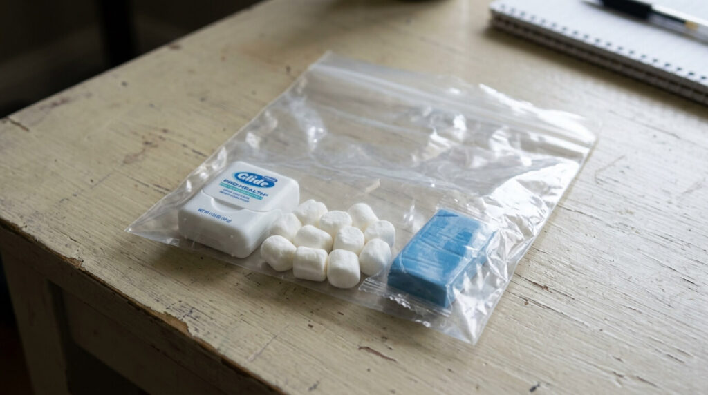 'elf on the shelf prop bag essentials'