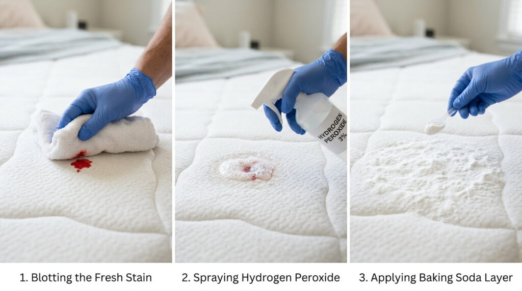 menstrual blood stain removal
