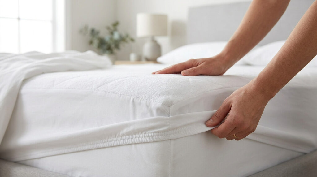 clean blood off mattress