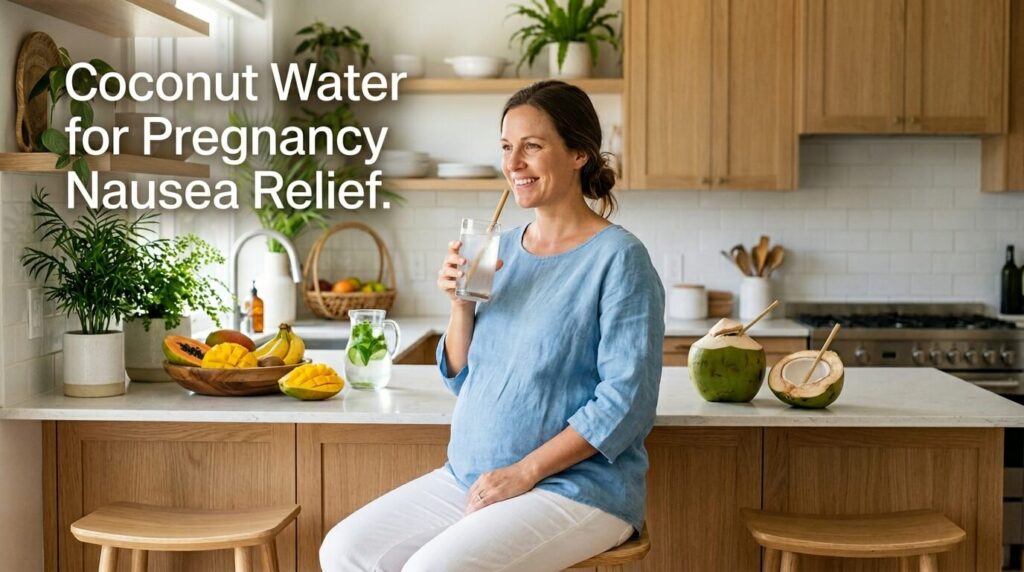 Coconut Water for Pregnancy Nausea Relief