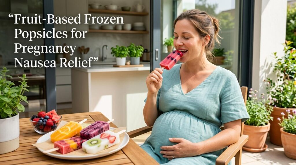 Fruit-Based Frozen Popsicles for Pregnancy Nausea Relief