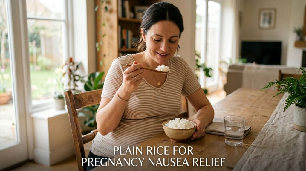 Plain Rice for Pregnancy Nausea Relief