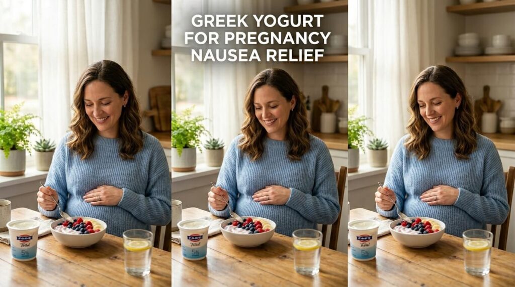 Greek Yogurt for Pregnancy Nausea Relief