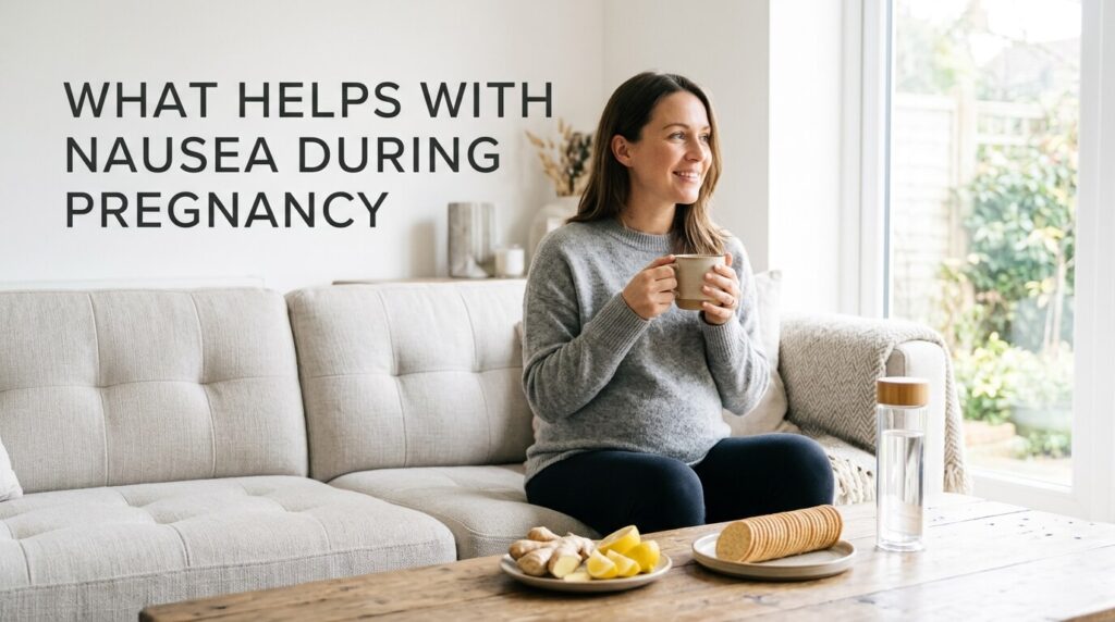 what helps with nausea during pregnancy