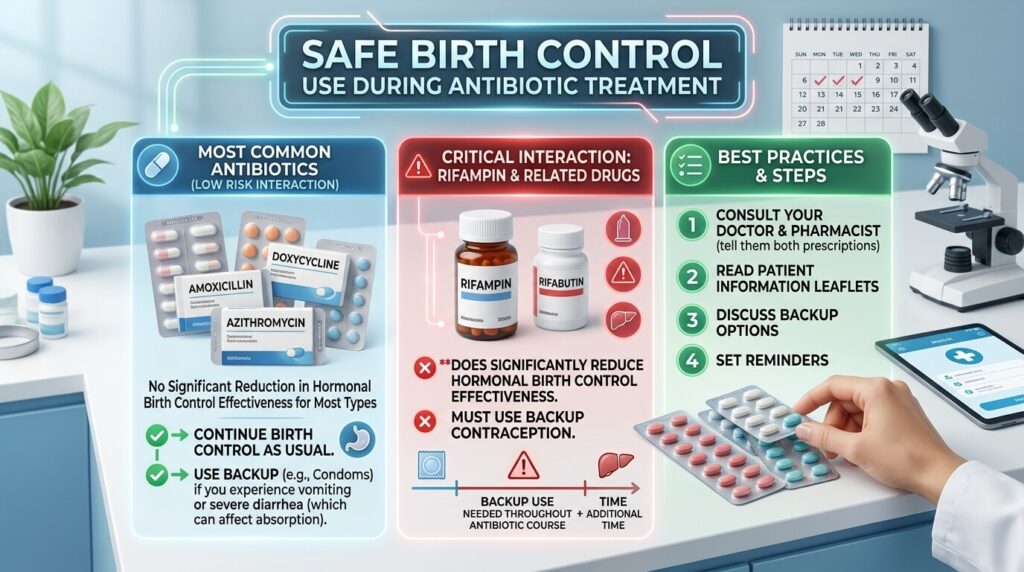 birth control and antibiotics
