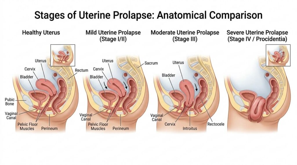 pregnancy with uterine prolapse