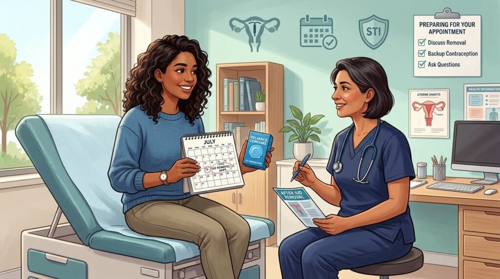 can you have sex before IUD removal