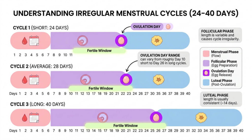 fertile window irregular cycle