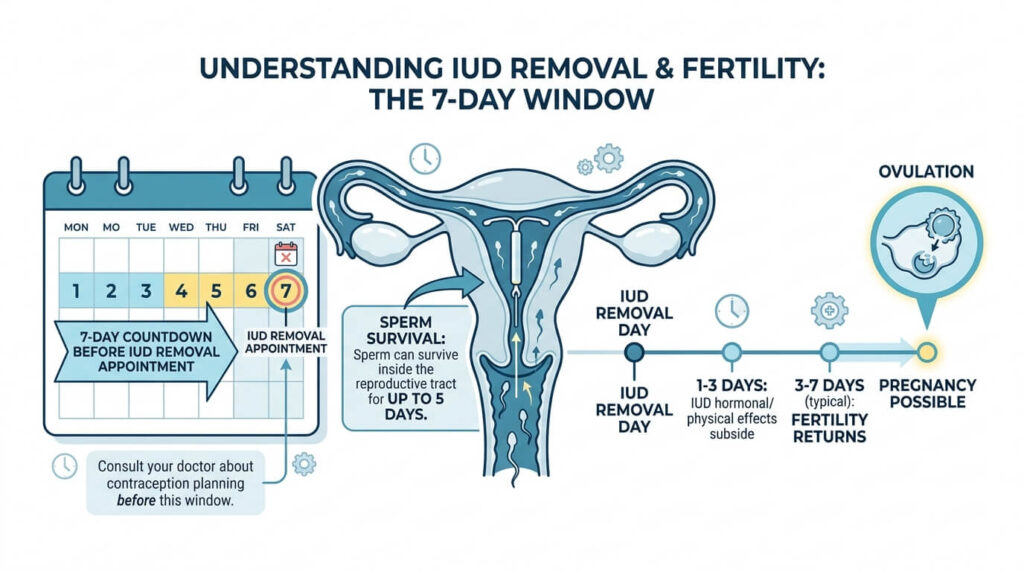 intimacy before IUD removal