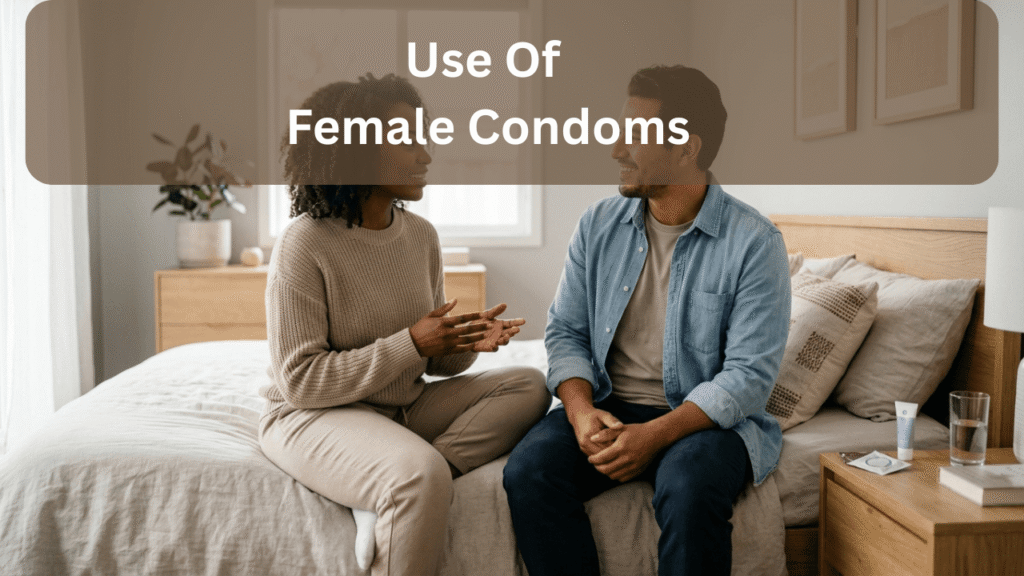 use of female condoms