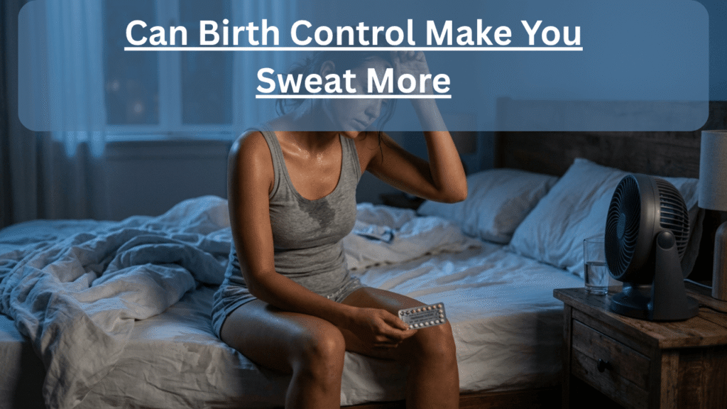can birth control make you sweat more