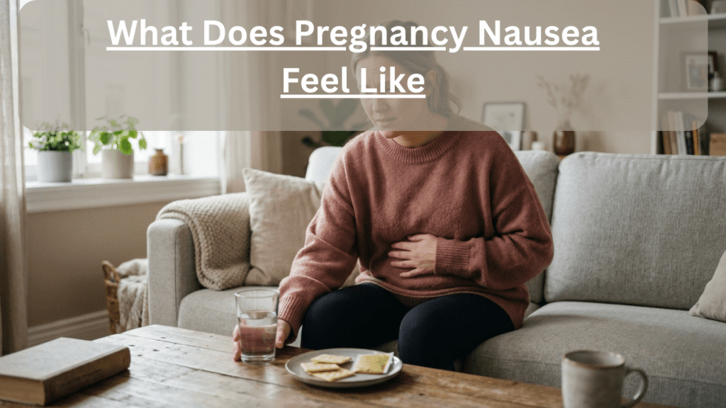 what does pregnancy nausea feel like